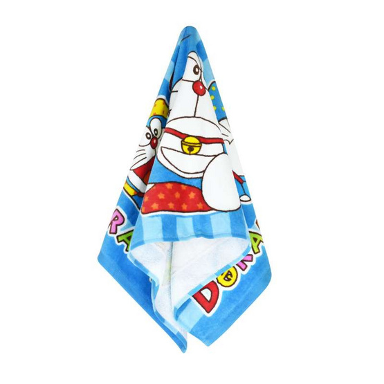 Chilli ผ้าขนหนูลิขสิทธิ์ Doraemon ลายพร้อมลุย Chilli ผ้าขนหนูลิขสิทธิ์ Doraemon ลายพร้อมลุย