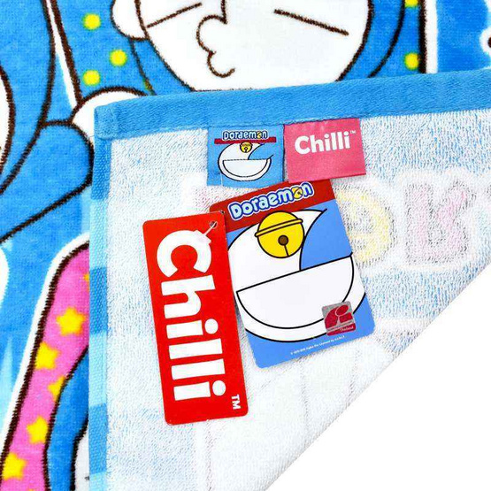 Chilli ผ้าขนหนูลิขสิทธิ์ Doraemon ลายพร้อมลุย Chilli ผ้าขนหนูลิขสิทธิ์ Doraemon ลายพร้อมลุย