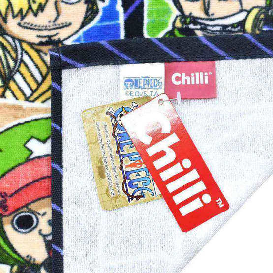 Chilli ผ้าขนหนูลิขสิทธิ์ One piece ลายรวมผองเพื่อน