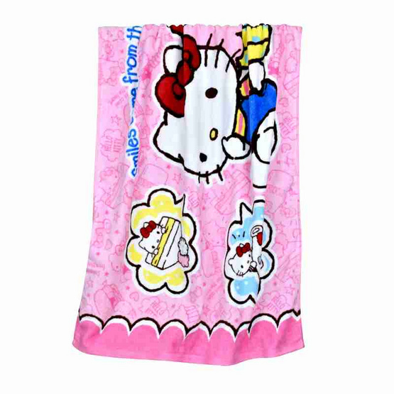 Chilli  ผ้าขนหนูลิขสิทธิ์ Kitty คัพเค้ก