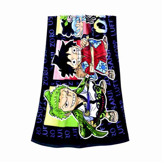 Chilli  ผ้าขนหนูลิขสิทธิ์ One Piece 4 นักสู้