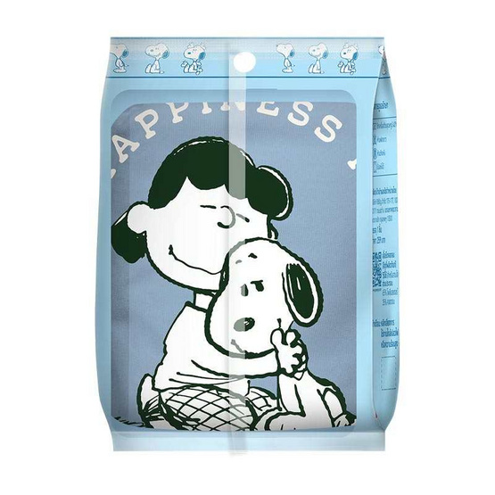 GQ EASY จีคิว อีซี่ เสื้อสนูปปี้ ลาย Happiness สีฟ้า