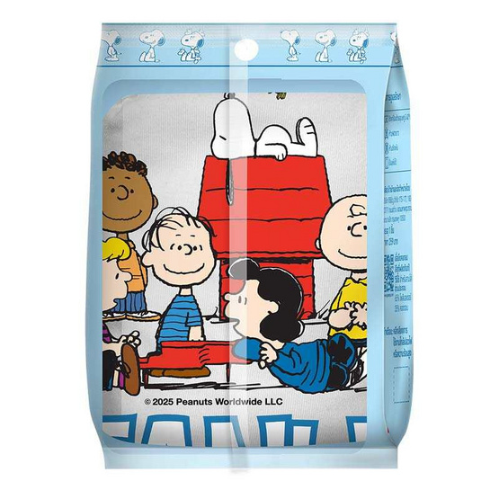 GQ EASY จีคิว อีซี่ เสื้อสนูปปี้ ลาย Peanuts and friends สีขาว