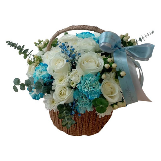 BangkokFlower The heart of MOM กระเช้าดอกกุหลาบ BangkokFlower The heart of MOM กระเช้าดอกกุหลาบ