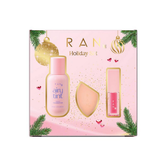 RAN ชุดเซ็ทเครื่องสำอาง (3ชิ้น/ชุด)