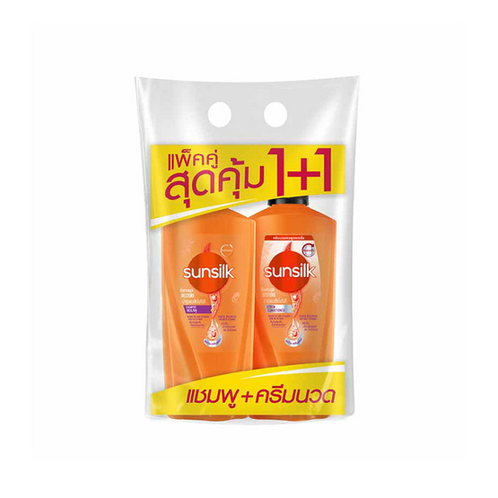 ซันซิล แชมพู แดเมจ รีสโตร์ (สีส้ม) สูตรบำรุงผมเสีย 475 มล. + ครีมนวดผม 450 มล. ซันซิล แชมพู แดเมจ รีสโตร์ (สีส้ม) สูตรบำรุงผมเสีย 475 มล. + ครีมนวดผม 450 มล.