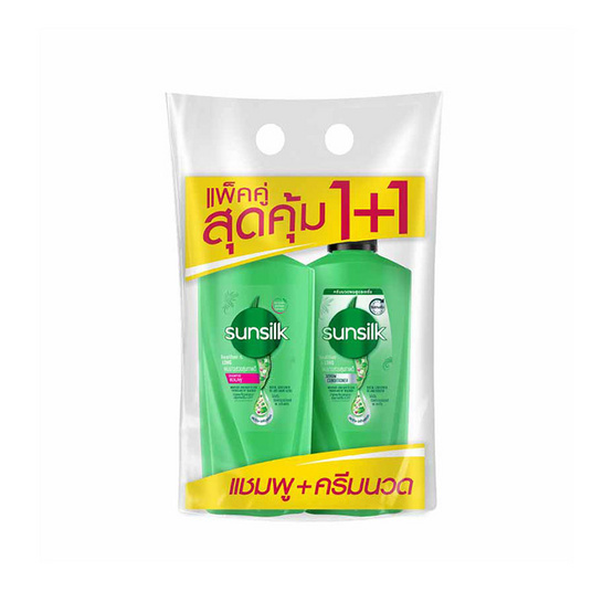 ซันซิล แชมพู เฮลธีเออร์&ลอง (สีเขียว) สูตรผมยาวสวย 475 มล. + ครีมนวดผม 450 มล. ซันซิล แชมพู เฮลธีเออร์&ลอง (สีเขียว) สูตรผมยาวสวย 475 มล. + ครีมนวดผม 450 มล.