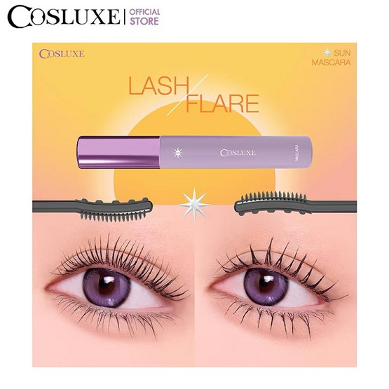 Cosluxe มาสคาร่า Sun Lash Lift-Up Mascara 6.5 กรัม Cosluxe มาสคาร่า Sun Lash Lift-Up Mascara 6.5 กรัม