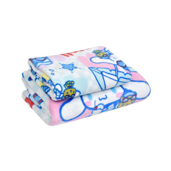 Chilli ผ้าขนหนูลิขสิทธิ์ Cinnamoroll ชายหาด Chilli ผ้าขนหนูลิขสิทธิ์ Cinnamoroll ชายหาด