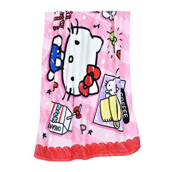 Chilli ผ้าขนหนูลิขสิทธิ์ Kitty Coffee Chilli ผ้าขนหนูลิขสิทธิ์ Kitty Coffee