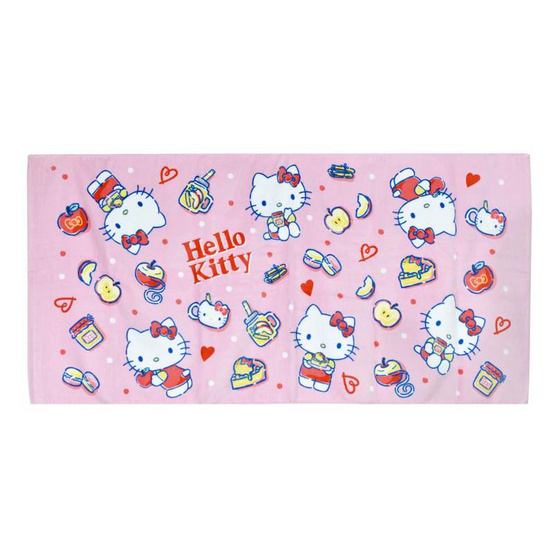 Chilli ผ้าขนหนูลิขสิทธิ์ Kitty Apple Chilli ผ้าขนหนูลิขสิทธิ์ Kitty Apple