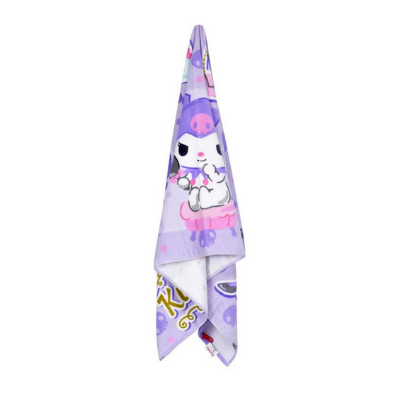Chilli ผ้าขนหนูลิขสิทธิ์ Kuromi แต่งตัว