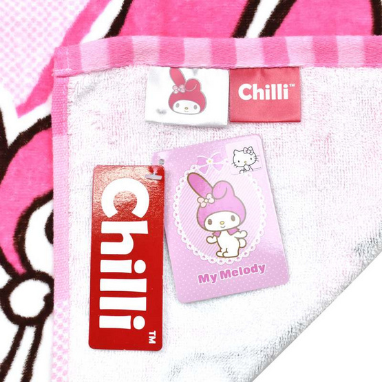 Chilli ผ้าขนหนูลิขสิทธิ์ My Melody Loving smile Chilli ผ้าขนหนูลิขสิทธิ์ My Melody Loving smile