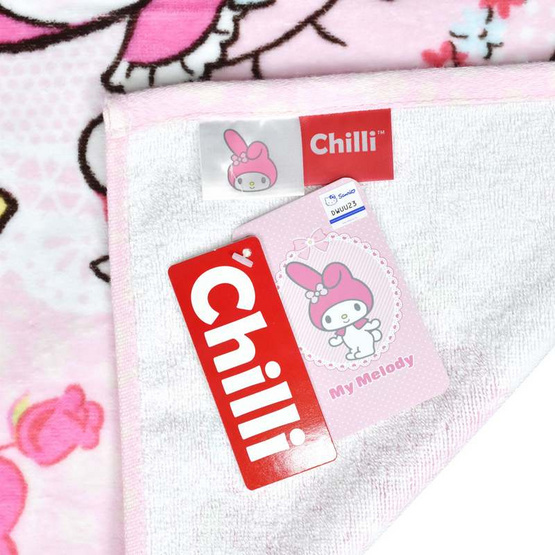 Chilli ผ้าขนหนูลิขสิทธิ์ My Melody Inlove Chilli ผ้าขนหนูลิขสิทธิ์ My Melody Inlove