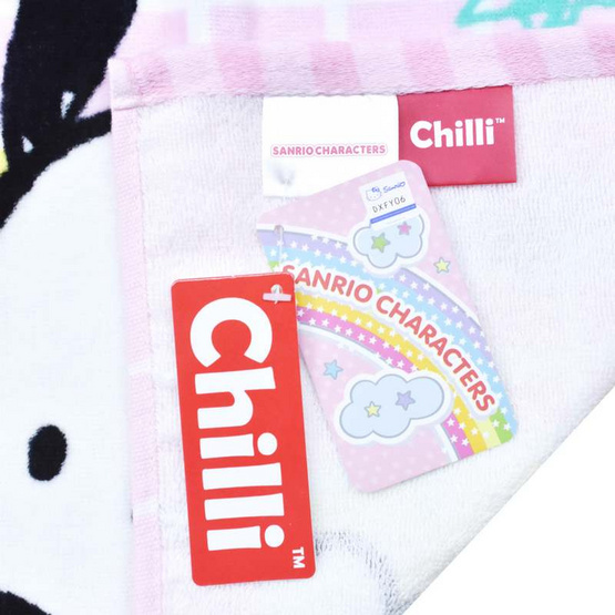 Chilli ผ้าขนหนูลิขสิทธิ์ Sanrio รวมเพื่อน