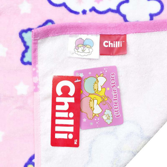Chilli ผ้าขนหนูลิขสิทธิ์ Little twin Star ก้อนเมฆ Chilli ผ้าขนหนูลิขสิทธิ์ Little twin Star ก้อนเมฆ