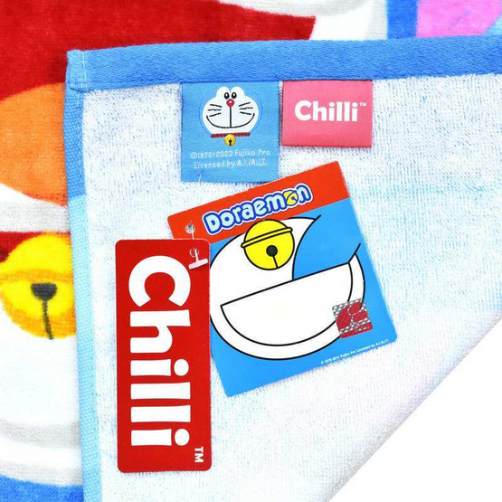 Chilli ผ้าขนหนูลิขสิทธิ์ Doraemon ดนตรี Chilli ผ้าขนหนูลิขสิทธิ์ Doraemon ดนตรี