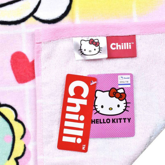 Chilli ผ้าขนหนูลิขสิทธิ์ Hello Kitty Gift Chilli ผ้าขนหนูลิขสิทธิ์ Hello Kitty Gift
