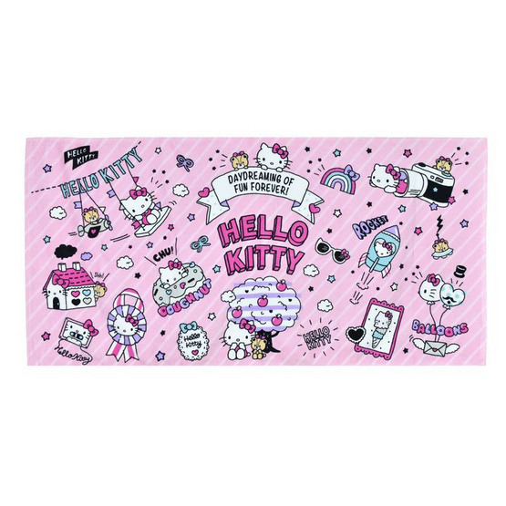 Chilli ผ้าขนหนูลิขสิทธิ์ Hello Kitty Daydreaming Chilli ผ้าขนหนูลิขสิทธิ์ Hello Kitty Daydreaming