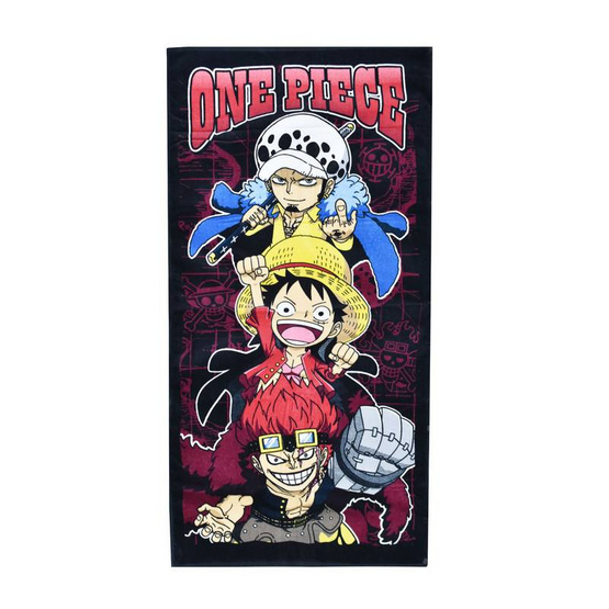 Chilli ผ้าขนหนูลิขสิทธิ์ One Piece Black