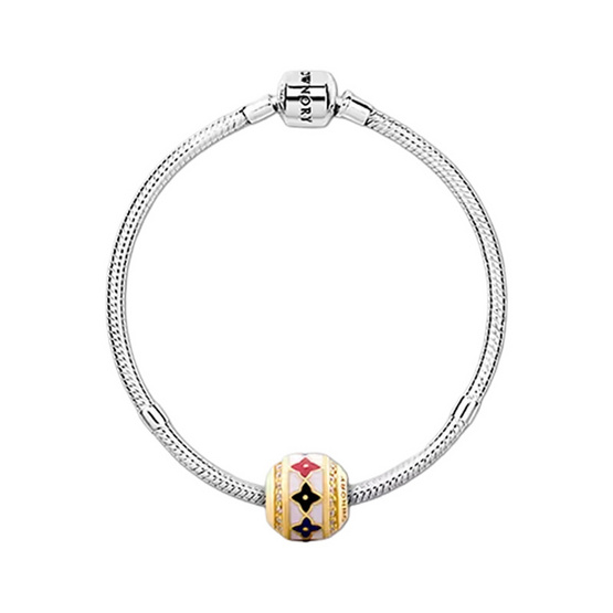 Ownory จี้ชาร์มลายเบญจรงค์ไทย Sparkle Thai Motif Charm รหัส 10006390 Ownory จี้ชาร์มลายเบญจรงค์ไทย Sparkle Thai Motif Charm รหัส 10006390