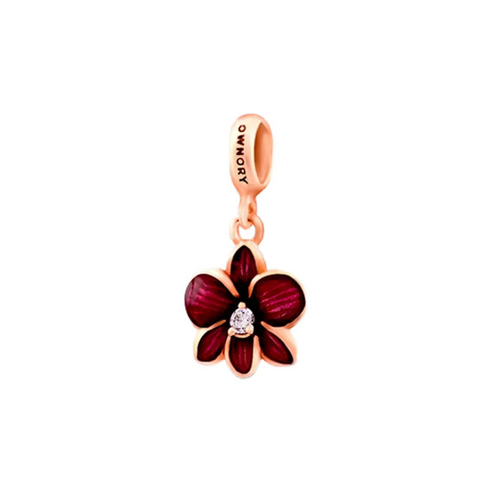 Ownory จี้ชาร์มดอกกล้วยไม้ Bright Orchid Dangle Charm รหัส 10006615 Ownory จี้ชาร์มดอกกล้วยไม้ Bright Orchid Dangle Charm รหัส 10006615