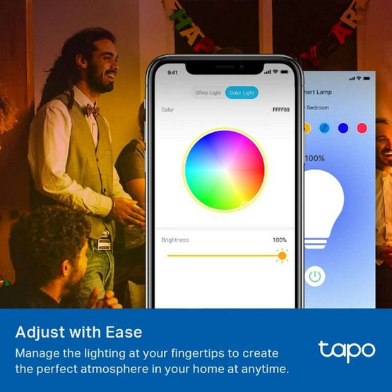 Tapo หลอดไฟอัจฉริยะ Smart Wi-Fi รุ่น L530E Tapo หลอดไฟอัจฉริยะ Smart Wi-Fi รุ่น L530E