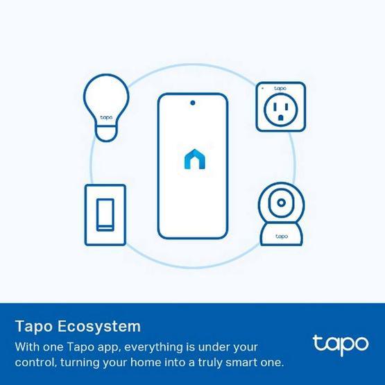 Tapo หลอดไฟอัจฉริยะ Smart Wi-Fi รุ่น L510E Tapo หลอดไฟอัจฉริยะ Smart Wi-Fi รุ่น L510E