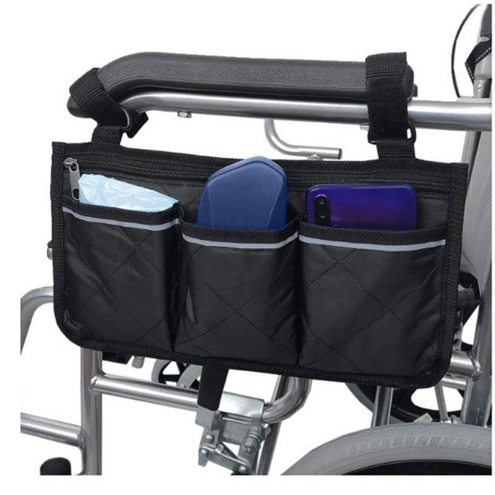 Wheelchair Bag กระเป๋าแขวนรถเข็นผู้ป่วย รุ่นแขวนด้านข้าง Wheelchair Bag กระเป๋าแขวนรถเข็นผู้ป่วย รุ่นแขวนด้านข้าง