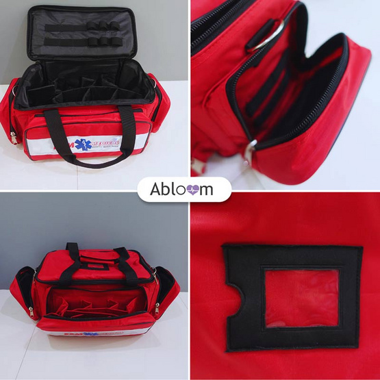 Abloom กระเป๋าแพทย์เคลื่อนที่ ESM รุ่นวัสดุผ้า พร้อมสายสะพาย ขนาดใหญ่ Abloom กระเป๋าแพทย์เคลื่อนที่ ESM รุ่นวัสดุผ้า พร้อมสายสะพาย ขนาดใหญ่