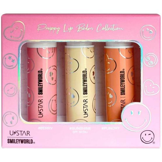 Ustar เซ็ทเครื่องสำอาง Set Smileyworld (4ชิ้น/ชุด) Ustar เซ็ทเครื่องสำอาง Set Smileyworld (4ชิ้น/ชุด)