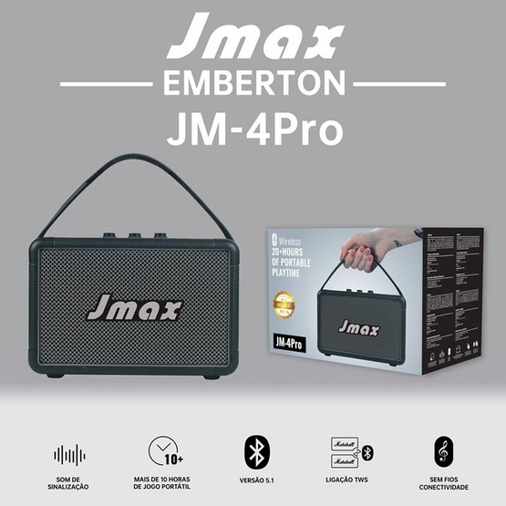 JMAX ลำโพงบลูทูธพกพา JM-4PRO