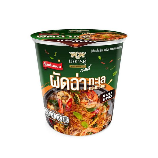 มังกรคู่เรดดี้ วุ้นเส้นแบนคัพรสผัดฉ่าทะเล 40 กรัม (แพ็ก 6 ถ้วย) มังกรคู่เรดดี้ วุ้นเส้นแบนคัพรสผัดฉ่าทะเล 40 กรัม (แพ็ก 6 ถ้วย)