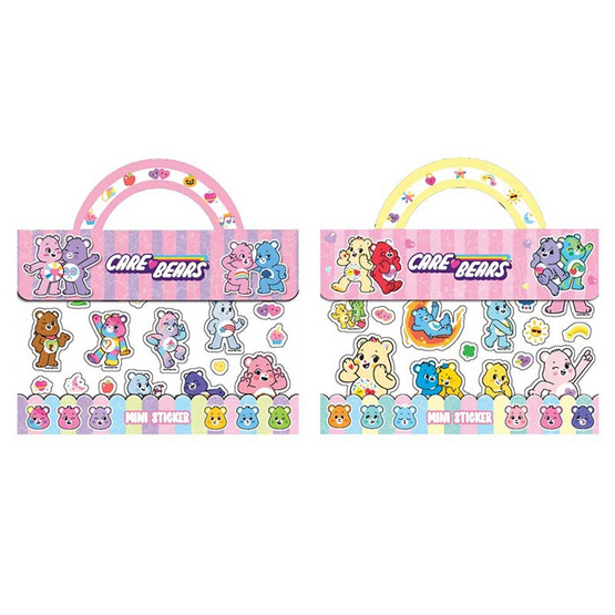 Wanna Mini Sticker Book Carebears คละแบบ (แพ็ก 2 ชุด)