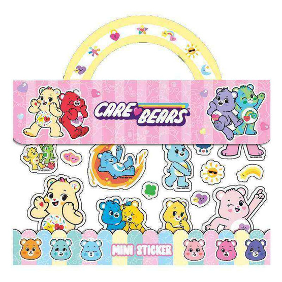 Wanna Mini Sticker Book Carebears คละแบบ (แพ็ก 2 ชุด)