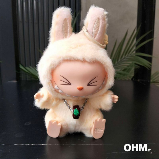 OHM Art Toy Jewelry สร้อยสแตนเลส แก้ว รุ่น Leafy
