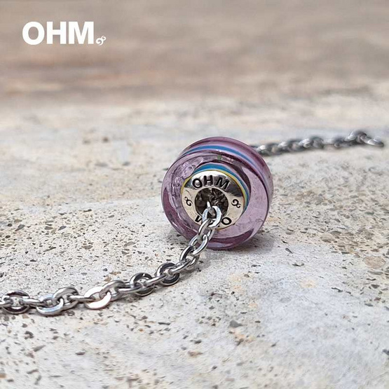 OHM Art Toy Jewelry สร้อยสแตนเลส แก้ว รุ่น In Between You OHM Art Toy Jewelry สร้อยสแตนเลส แก้ว รุ่น In Between You