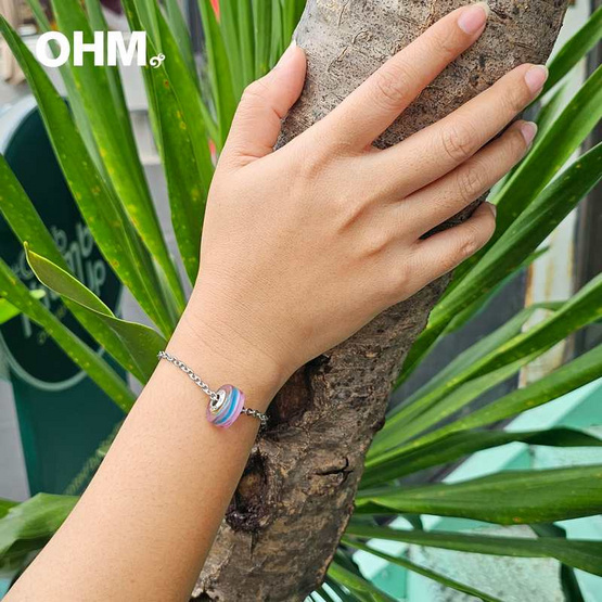 OHM Art Toy Jewelry สร้อยสแตนเลส แก้ว รุ่น In Between You OHM Art Toy Jewelry สร้อยสแตนเลส แก้ว รุ่น In Between You