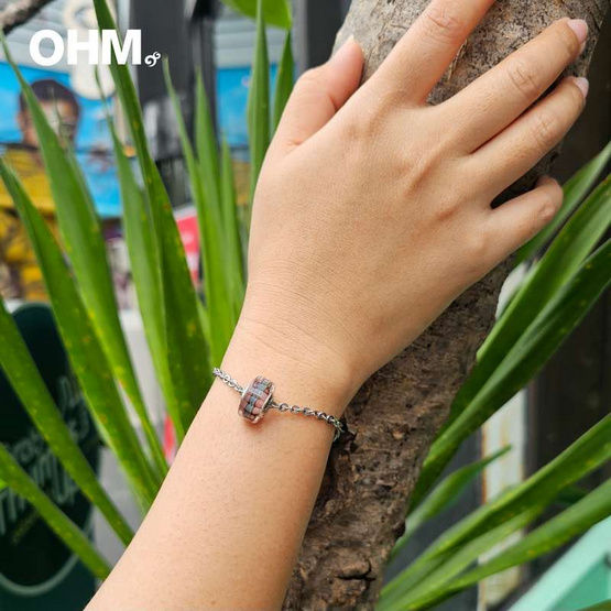 OHM Art Toy Jewelry สร้อยสแตนเลส แก้ว รุ่น Scales Of Truth