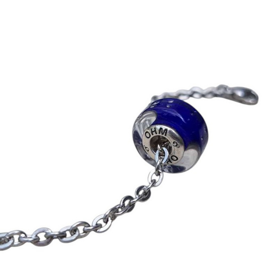 OHM Art Toy Jewelry สร้อยสแตนเลส แก้ว รุ่น Blueberry OHM Art Toy Jewelry สร้อยสแตนเลส แก้ว รุ่น Blueberry