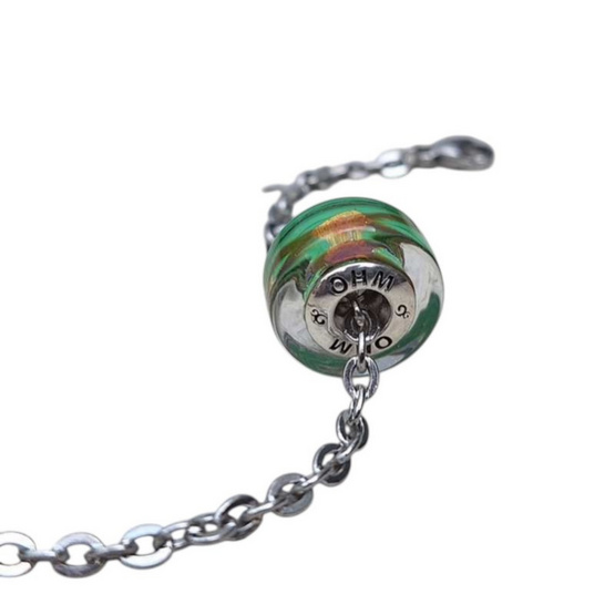 OHM Art Toy Jewelry สร้อยสแตนเลส แก้ว รุ่น Forest Dive