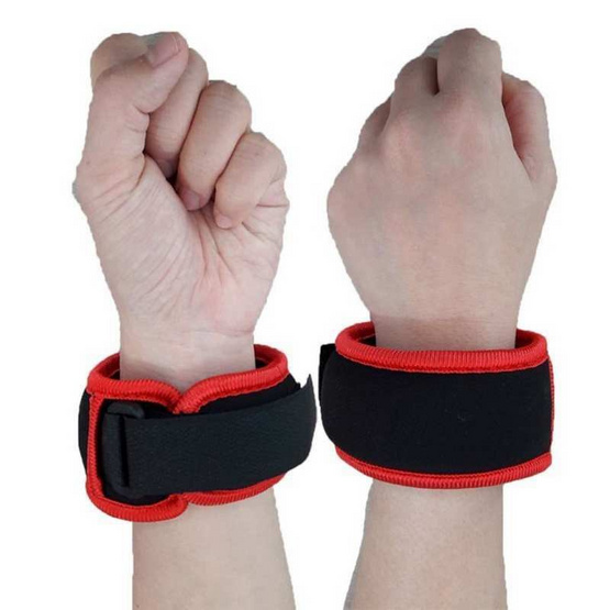 ถุงทราย ถ่วงน้ำหนัก รัดข้อมือข้อเท้า 125 กรัม สีแดง (แพ็ก2ชิ้น) ถุงทราย ถ่วงน้ำหนัก รัดข้อมือข้อเท้า 125 กรัม สีแดง (แพ็ก2ชิ้น)