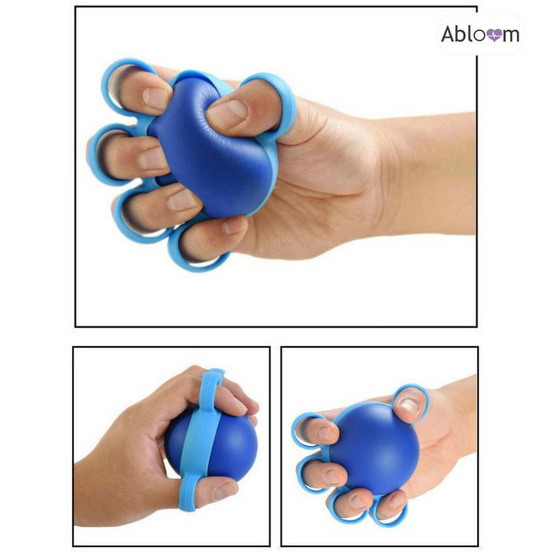 Abloom ลูกบอลนวด บริหารมือ ทรงกลม แบบสวมนิ้ว (คละสี) Abloom ลูกบอลนวด บริหารมือ ทรงกลม แบบสวมนิ้ว (คละสี)