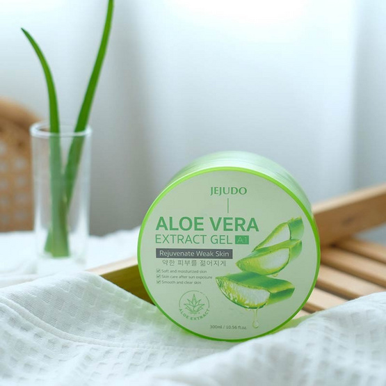 JEJUDO เจลอโลเวร่า Aloe Vera Extract Gel 300 มล. JEJUDO เจลอโลเวร่า Aloe Vera Extract Gel 300 มล.