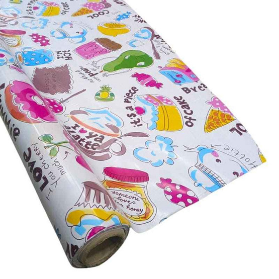 POLYHOME พลาสติกปูโต๊ะ ผ้าปูโต๊ะ ลาย KI135/300 หน้ากว้าง 54 นิ้ว x ความยาว 1.5 เมตร POLYHOME พลาสติกปูโต๊ะ ผ้าปูโต๊ะ ลาย KI135/300 หน้ากว้าง 54 นิ้ว x ความยาว 1.5 เมตร