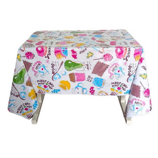POLYHOME พลาสติกปูโต๊ะ ผ้าปูโต๊ะ ลาย KI135/300 หน้ากว้าง 54 นิ้ว x ความยาว 1.5 เมตร POLYHOME พลาสติกปูโต๊ะ ผ้าปูโต๊ะ ลาย KI135/300 หน้ากว้าง 54 นิ้ว x ความยาว 1.5 เมตร