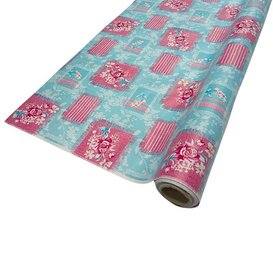 POLYHOME พลาสติกปูโต๊ะ ผ้าปูโต๊ะ (สองหน้า) ลาย D49/200 หน้ากว้าง 54 นิ้ว x ความยาว 1.5 เมตร POLYHOME พลาสติกปูโต๊ะ ผ้าปูโต๊ะ (สองหน้า) ลาย D49/200 หน้ากว้าง 54 นิ้ว x ความยาว 1.5 เมตร
