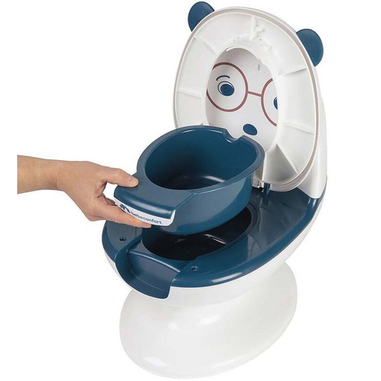 BEBECONFORT MINI TOILET BEAR ชักโครกเด็ก ฝึกขับถ่าย ลายหมี สีฟ้า 52.5 ? 33 ? 66