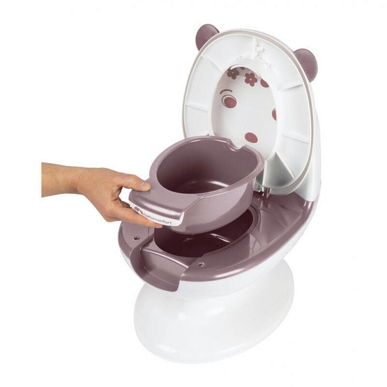 BEBECONFORT MINI TOILET BEAR ชักโครกเด็ก ฝึกขับถ่าย ลายหมี สีชมพู 45 ? 9 ? 66