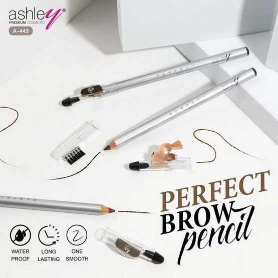 Ashley ดินสอเขียนคิ้ว Perfect Brow Pencil 2.1 กรัม Ashley ดินสอเขียนคิ้ว Perfect Brow Pencil 2.1 กรัม